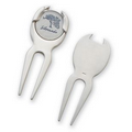 Combination Divot Tool with Protected Ball Mark
